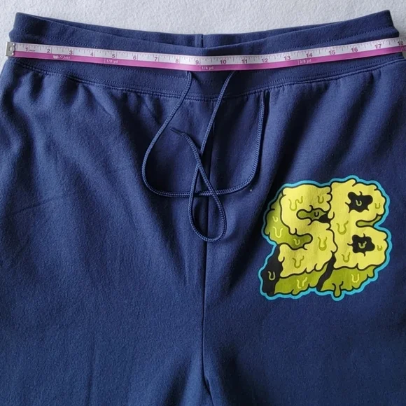 Nickelodeon Spongebob Squarepants   XL And XXL  Light Blue Graphic Pants - Picture 3 of 5